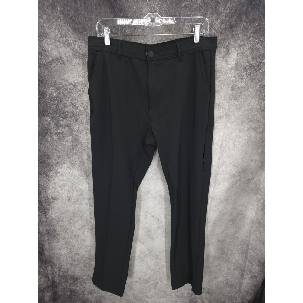 Hurley Golf Pants Mens 32 X 32 Black Straight Lightweight Stretch Outdoor Casual